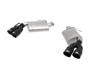 49-44119-B | AFE Power MACH Force-Xp 2-1/2 IN 409 Stainless Steel Axle-Back Exhaust System Black (2016-2024 Camaro SS V8-6.2L)