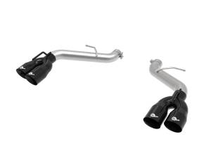 49-44119NM-B | AFE Power MACH Force-Xp 2-1/2 IN 409 Stainless Steel Axle-Back Exhaust System Black (2016-2024 Camaro SS V8-6.2L)