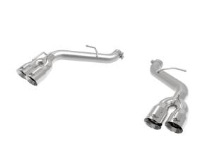 49-44119NM-P | AFE Power MACH Force-Xp 2-1/2 IN 409 Stainless Steel Axle-Back Exhaust System Polished (2016-2024 Camaro SS V8-6.2L)