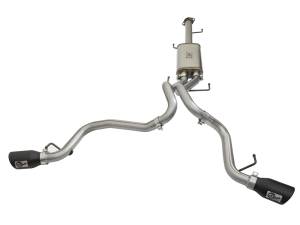 aFe Power - 49-46029-B | AFE Power MACH Force-Xp 3 IN to 2-1/2 IN 409 Stainless Steel Cat-Back Exhaust w/ Black Tip (2007-2018 FJ Cruiser V6-4.0L) - Image 3