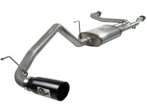49-46102-B | AFE Power MACH Force-Xp 2-1/2 IN to 3 IN 409 Stainless Steel Cat-Back Exhaust w/ Black Tip (2004-2015 Titan V8-5.6L)