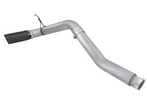 49-46112-B | AFE Power Large Bore-HD 5 IN DPF-Back Stainless Steel Exhaust System w/Black Tip (2016-2019 Titan XD V8-5.0L td)