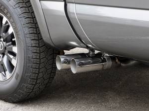 aFe Power - 49-46126-P | AFE Power Rebel Series 2-1/2" Cat-Back Exhaust System w/ Polished Tip (2017-2024 Titan A61 V8-5.6L) - Image 9