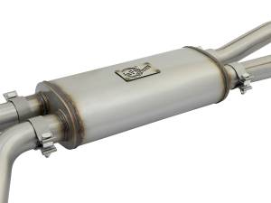 aFe Power - 49-46126-P | AFE Power Rebel Series 2-1/2" Cat-Back Exhaust System w/ Polished Tip (2017-2024 Titan A61 V8-5.6L) - Image 4