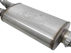 aFe Power - 49-46135-P | AFE Power MACH Force-XP 3 IN to 4 IN 409 Stainless Steel Cat-Back Exhaust System Polished (2016-2024 Titan XD V8-5.6L) - Image 3