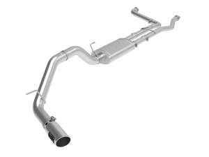 49-46135-P | AFE Power MACH Force-XP 3 IN to 4 IN 409 Stainless Steel Cat-Back Exhaust System Polished (2016-2024 Titan XD V8-5.6L)