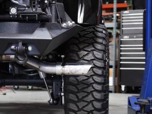 aFe Power - 49-46211 | AFE Power MACH Force-Xp 3 IN 409 Stainless Steel Cat-Back Exhaust System (2012-2018 Wrangler JK V6-3.6L) - Image 6