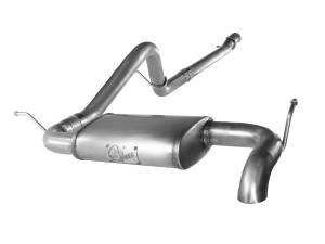 49-46214 | AFE Power MACH Force-Xp 2-1/2 IN 409 Stainless Steel Cat-Back Hi-Tuck Exhaust System (2012-2018 Wrangler JK V6-3.6L)