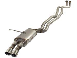 aFe Power - 49-46309 | AFE Power MACH Force-Xp 2-1/4 IN 409 Stainless Steel Cat-Back Exhaust System (2001-2006 325i E46 L6-2.5L) - Image 1