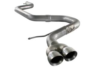 49-46402 | AFE Power Large Bore-HD 2-1/2 IN 409 Stainless Steel Cat-Back Exhaust System (2011-2014 Golf L4-2.0L)