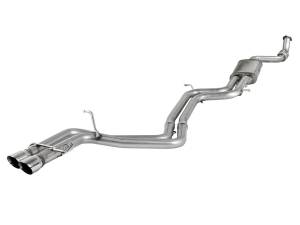 49-46403 | AFE Power MACH Force-Xp 2-3/4 IN to 2-1/4 IN Stainless Steel Cat-Back Exhaust System (2009-2016 A4 B8 L4-2.0L t)