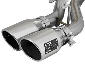aFe Power - 49-48054-P | AFE Power Rebel Series 2-1/2 IN 409 Stainless Steel Cat-Back Exhaust System w/Polished Tip (2007-2018 Wrangler JK V6-3.6L/3.8L) - Image 4