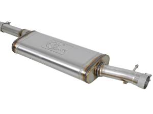 aFe Power - 49-48054-P | AFE Power Rebel Series 2-1/2 IN 409 Stainless Steel Cat-Back Exhaust System w/Polished Tip (2007-2018 Wrangler JK V6-3.6L/3.8L) - Image 3