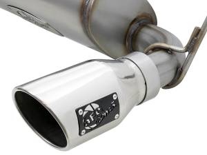 aFe Power - 49-48061-P | AFE Power Rebel Series 2-1/2 IN 409 Stainless Steel Axle-Back Exhaust w/ Polished Tips (2007-2018 Wrangler JK V6-3.6L/3.8L) - Image 3