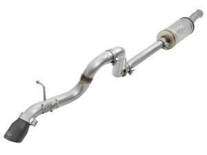 49-48075-B | AFE Power MACH Force-Xp 2-1/2 IN 409 Stainless Steel Axle-Back Hi-Tuck Exhaust Black (2018-2024 Wrangler JL V6-3.6L)