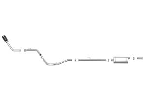 aFe Power - 49-48089-B | AFE Power Apollo GT Series 2-1/2 IN Stainless Steel Cat-Back Exhaust System w/ Black Tip (2020-2024 Gladiator JT V6-3.6L) - Image 2