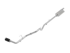 49-48089-B | AFE Power Apollo GT Series 2-1/2 IN Stainless Steel Cat-Back Exhaust System w/ Black Tip (2020-2024 Gladiator JT V6-3.6L)