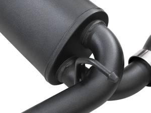 aFe Power - 49-48096-B | AFE Power Rebel Series 3 IN to 2-1/2 IN 409 Stainless Steel Cat-Back Exhaust w/ Black Tip (2018-2024 Wrangler JL L4-2.0L t) - Image 4