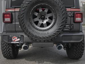 aFe Power - 49-48096-B | AFE Power Rebel Series 3 IN to 2-1/2 IN 409 Stainless Steel Cat-Back Exhaust w/ Black Tip (2018-2024 Wrangler JL L4-2.0L t) - Image 6