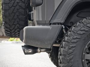 aFe Power - 49-48096-B | AFE Power Rebel Series 3 IN to 2-1/2 IN 409 Stainless Steel Cat-Back Exhaust w/ Black Tip (2018-2024 Wrangler JL L4-2.0L t) - Image 8