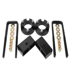 LK-417-T | 3 Inch Front 2 Inch Rear Leveling Kit (Aluminum) Block & U-Bolt Kit For Toyota Tacoma (2005-2022)