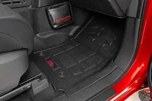 Rough Country - SM71225 | Rough Country Sure Fit Floor Mats For Toyota Tacoma 2WD/4WD TRD PRO (2024-2024) | Front & Second Row, Double Cab - Image 2