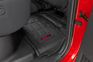 Rough Country - SM71225 | Rough Country Sure Fit Floor Mats For Toyota Tacoma 2WD/4WD TRD PRO (2024-2024) | Front & Second Row, Double Cab - Image 4