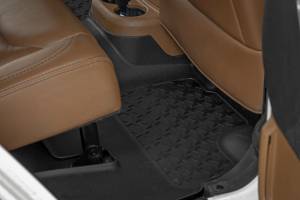 Rough Country - FF-61412 | Rough Country Flex Fit Floor Mats For Jeep Wrangler Unlimited 4WD (2014-2018) | Front & Second Row, 4 Door - Image 4