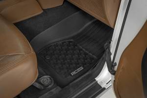 Rough Country - FF-6141 | Rough Country Flex Fit Floor Mats For Jeep Wrangler Unlimited 4WD (2014-2018) | Front, 4 Door - Image 2