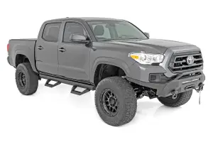 Rough Country - 73004 | Rough Country SRX2 Adjustable Aluminum Steps For Toyota Tacoma 2WD/4WD (2024-2024) | Double Cab - Image 4