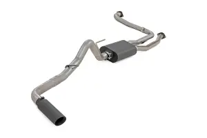 96122 | Rough Country Performance Cat Back Exhaust System For Nissan Frontier (2022-2024) | Stainless Steel, 3.8L