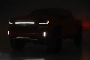 Rough Country - 70992 | Rough Country LED Light Kit For Chevrolet Silverado 1500 (2014-2018) | Grille Mount, 30 Inch DRL - Image 3