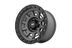 Rough Country - 85150813 | Rough Country 85 Series Wheel | One-Piece / Simulated Beadlock / Gunmetal Gray/Black / 15X8 / 5x4.5 / -19mm - Image 3