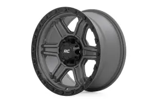 Rough Country - 79170912G | Rough Country 79 Series Wheel | One-Piece / Gunmetal Gray With Black Ring / 17x8.5 / 6x5.5 / 0mm - Image 2