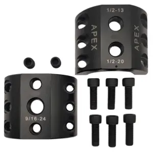 Apex Chassis - DC1.5-B | Apex Chassis Steering Stabilizer Clamp | Universal, Black, 1.5 Inch ID - Image 2