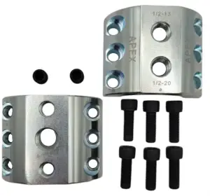 Apex Chassis - DC2.0-Z | Apex Chassis Steering Stabilizer Clamp | Universal, Silver Zinc, 2 Inch ID - Image 2