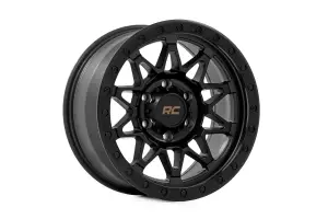 Rough Country - 78181217B | Rough Country 78 Series Wheel | Simulated Beadlock / Black / 18x9 / 6x135 / -12mm - Image 4