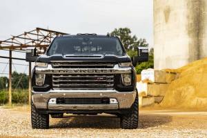 Rough Country - 959440 | Rough Country 1.5-2 Inch Leveling Kit With Front Shock Extensions For Chevrolet Silverado / GMC Sierra 2500 HD, 3500 HD 4WD (2020-2025) | M1 Monotube Shocks - Image 9
