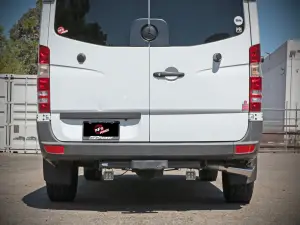 aFe Power - 49-36504-P | AFE Power Vulcan Series 3 Inch 304 Stainless Steel DPF Back Exhaust System With Polished Tip For Mercedes-Benz Sprinter 2500/3500 L4/V6 (td) (2010-2025) - Image 4