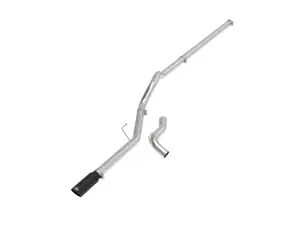 49-36504-B | AFE Power Vulcan Series 3 Inch 304 Stainless Steel DPF Back Exhaust System With Black Tip For Mercedes-Benz Sprinter 2500/3500 L4/V6 (td) (2010-2025)