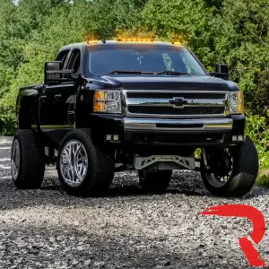 Recon Truck Accessories - 264156BK | Recon Piece Cab Roof Light Set LED Smoked Lens in Amber (2007-2014 Silverado, Sierra 2500 HD, 3500 HD) - Image 6