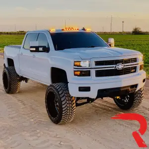 Recon Truck Accessories - 264156BK | Recon Piece Cab Roof Light Set LED Smoked Lens in Amber (2007-2014 Silverado, Sierra 2500 HD, 3500 HD) - Image 5
