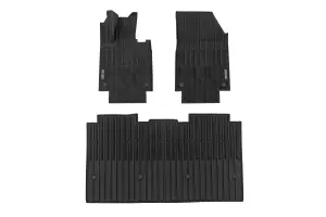 FF-71502 | Rough Country Flex Fit Floor Mats For Tesla Cybertruck | Front & Second Row