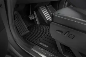 Rough Country - FF-71502 | Rough Country Flex Fit Floor Mats For Tesla Cybertruck | Front & Second Row - Image 2