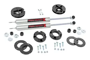 73040 | Rough Country 2 Inch Lift Kit For Toyota Land Cruiser 4WD (2024-2025) | Strut Spacers, Rear M1 Shocks