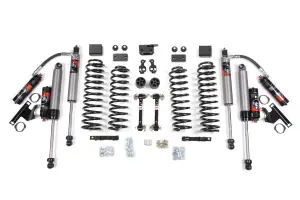 BDS1423FPE | BDS Suspension 3 Inch Lift Kit For Jeep Wrangler JK 2 Door (2007-2011) | Sway Bar Link Disconnects, Fox 2.5 Performance Elite Shocks