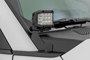 Rough Country - 72115 | Rough Country LED Ditch Light Kit For Toyota Land Cruiser (2024-2025) | Black Series With Amber DRL - Image 3