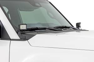 Rough Country - 72115 | Rough Country LED Ditch Light Kit For Toyota Land Cruiser (2024-2025) | Black Series With Amber DRL - Image 2