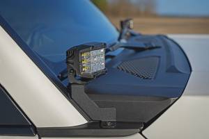 Rough Country - 72117 | Rough Country LED Ditch Light Kit For Toyota Land Cruiser (2024-2025) | 3.5 Inch Round With Amber DRL - Image 9