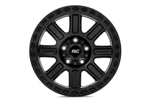 84150814 | Rough Country 84 Series Wheel | One-Piece / Gloss Black / 15x8 / 5x5.5 / -19mm